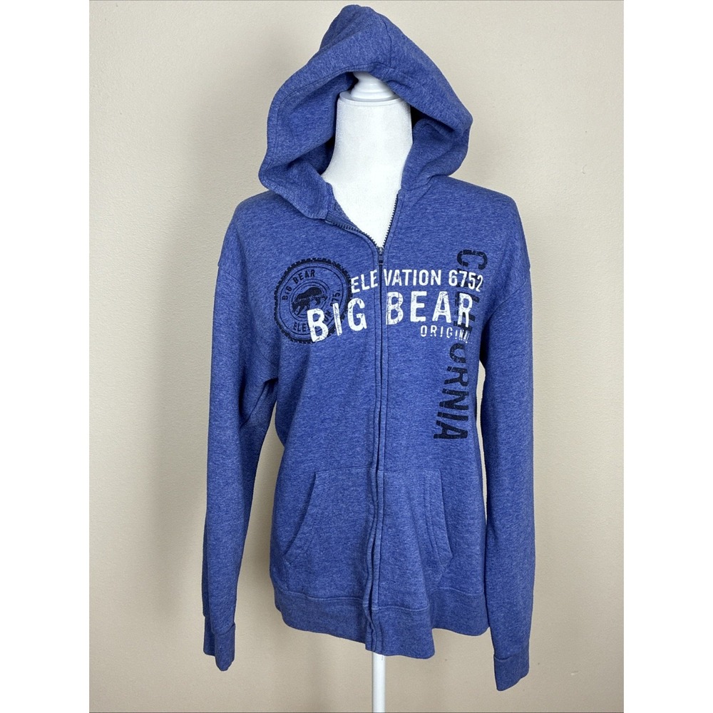 Teemax Big Bear California Full‎ Zip Hoodie Size Medium
